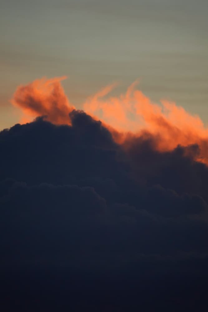 Fiery Sunset Clouds by Viacheslav Haidei — canvas wall art