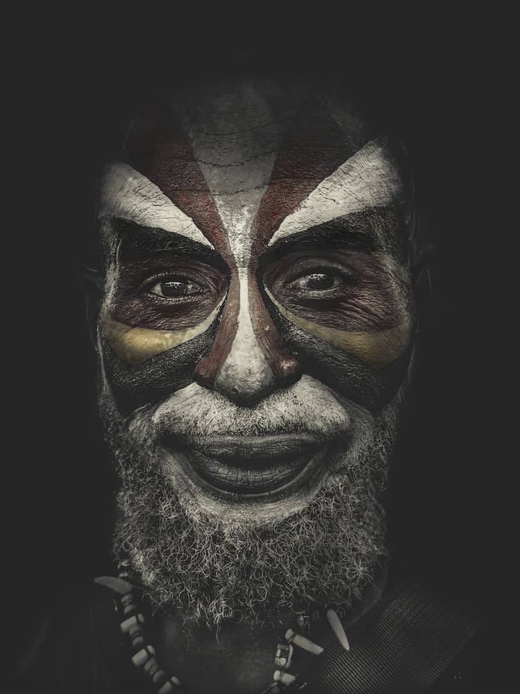 Tribal Elder Portrait by Svetlin Yosifov — canvas wall art