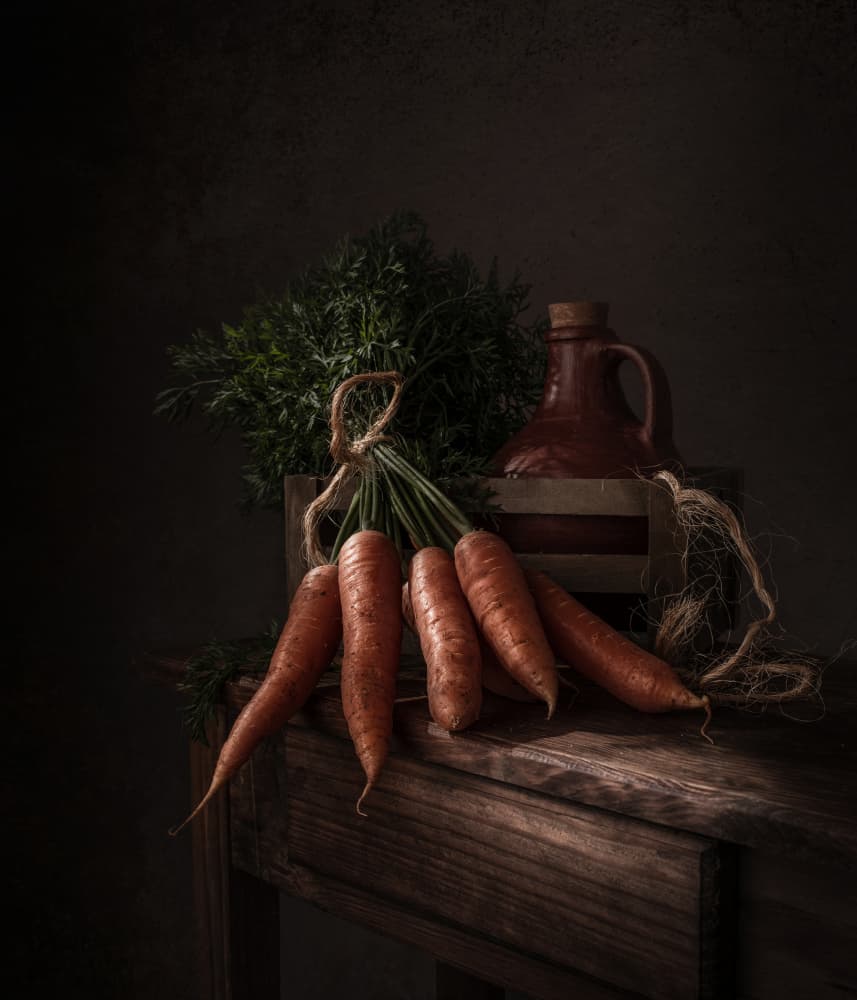 Rustic Carrots Harvest by Margareth Perfoncio — canvas wall art