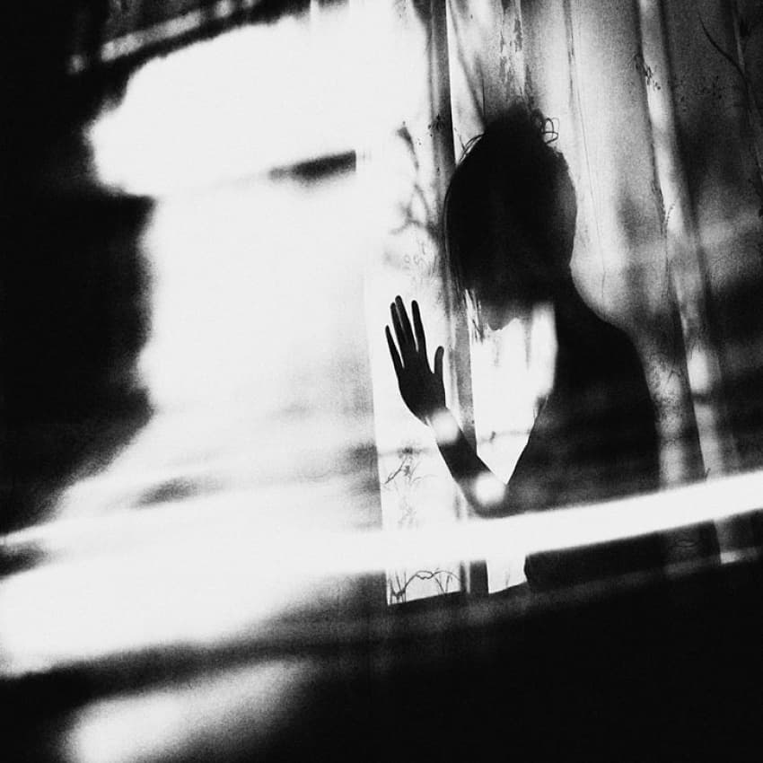 Pensive Window Silhouette by Inga Ivanova — canvas wall art