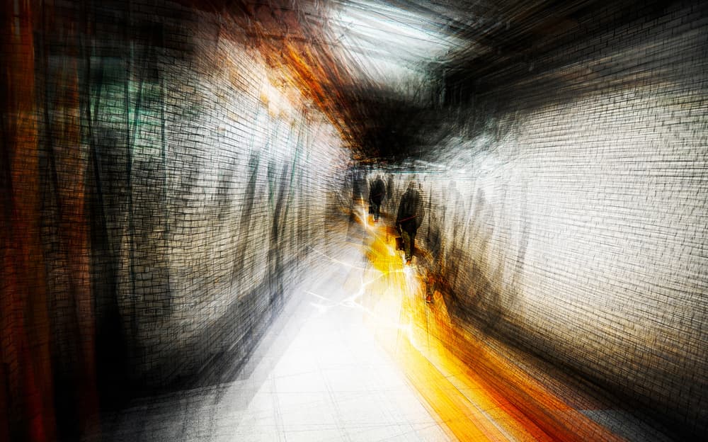 Abstract Urban Passage by Carmine Chiriacò — canvas wall art