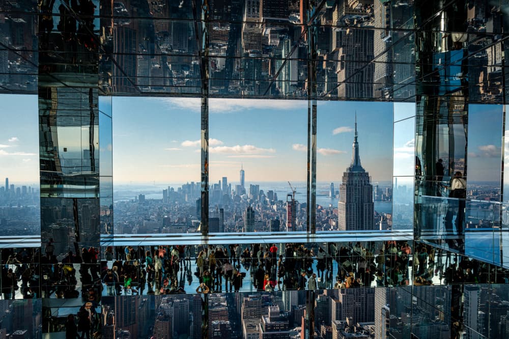 New York City Reflections by Arne Jansen — canvas wall art