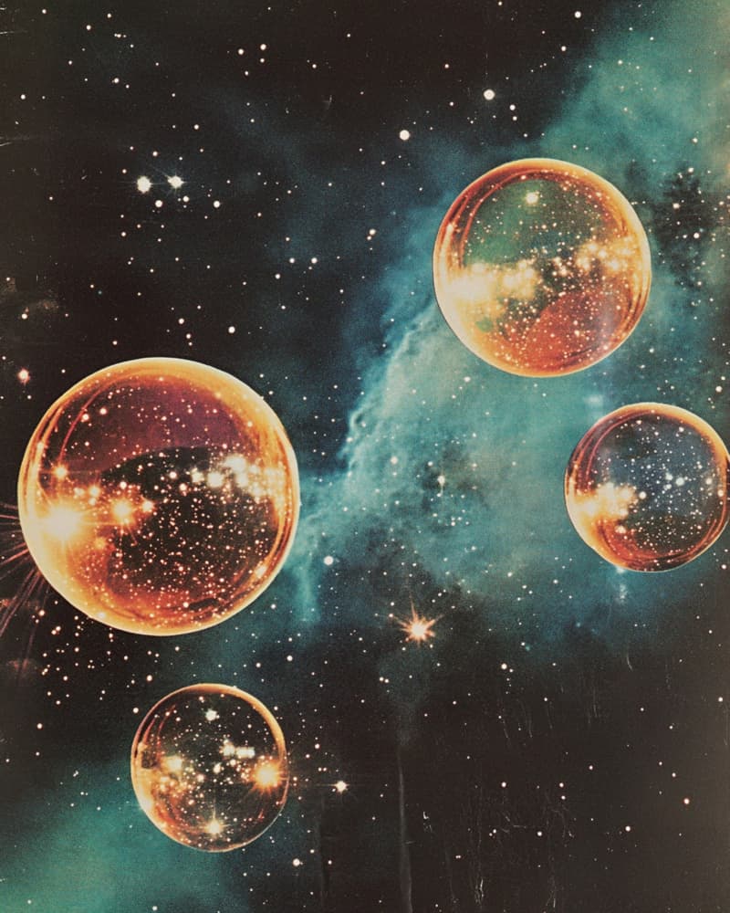 Cosmic Orbs Nebula by Samantha Hearn — canvas wall art