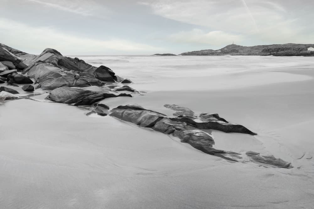 Tranquil Coastal Rocks by Aleksandra Brodecka — canvas wall art