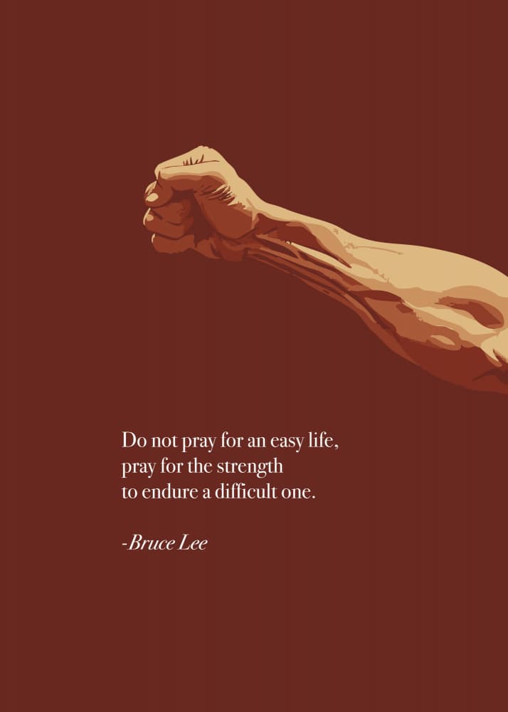 Strength to Endure Quote by Andreas Magnusson — canvas wall art