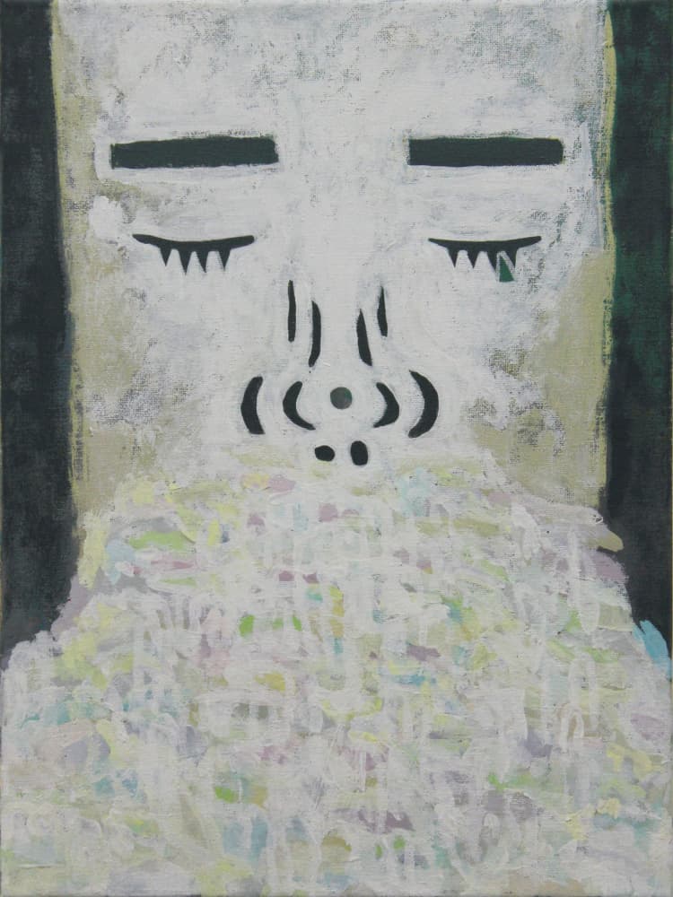 Serene Bearded Figure by Fedele Frost — canvas wall art