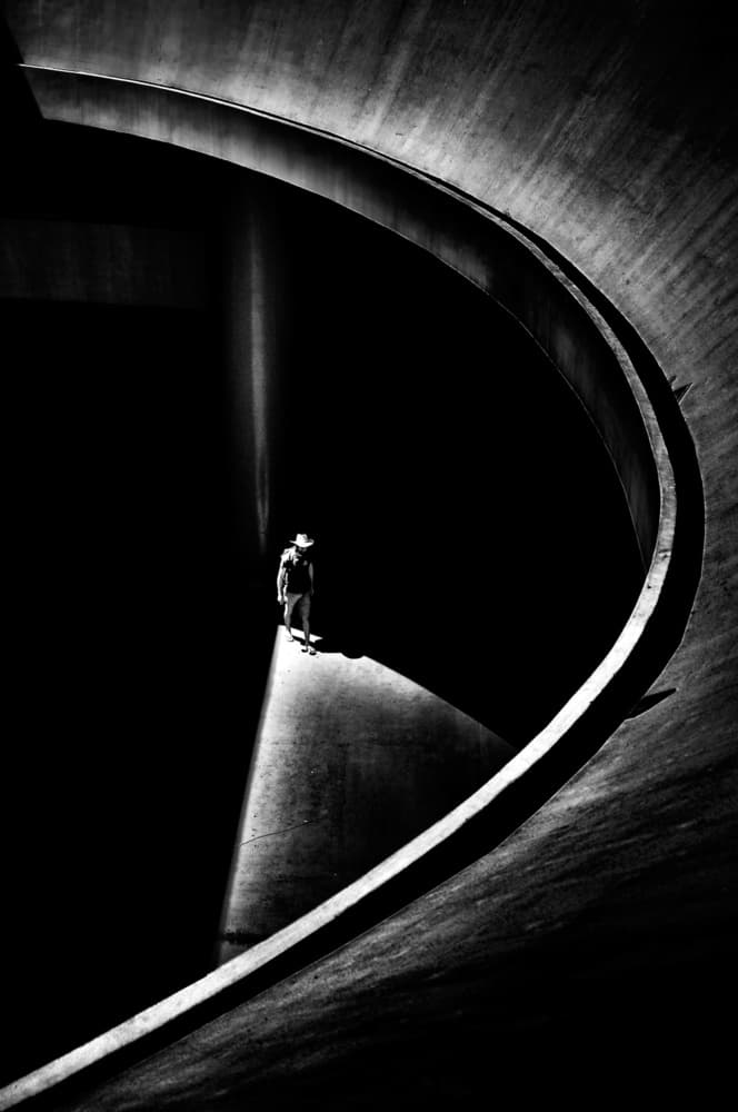 Skater On The Curve by Antonio Grambone — canvas wall art