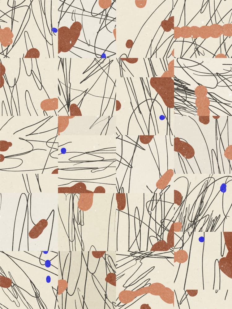 Abstract Composition 2 by NKTN — canvas wall art