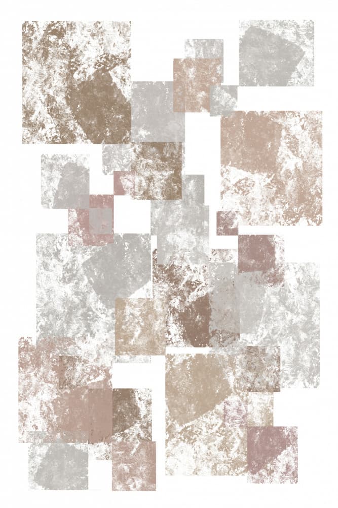 Textured Geometric Shapes by Martina — canvas wall art