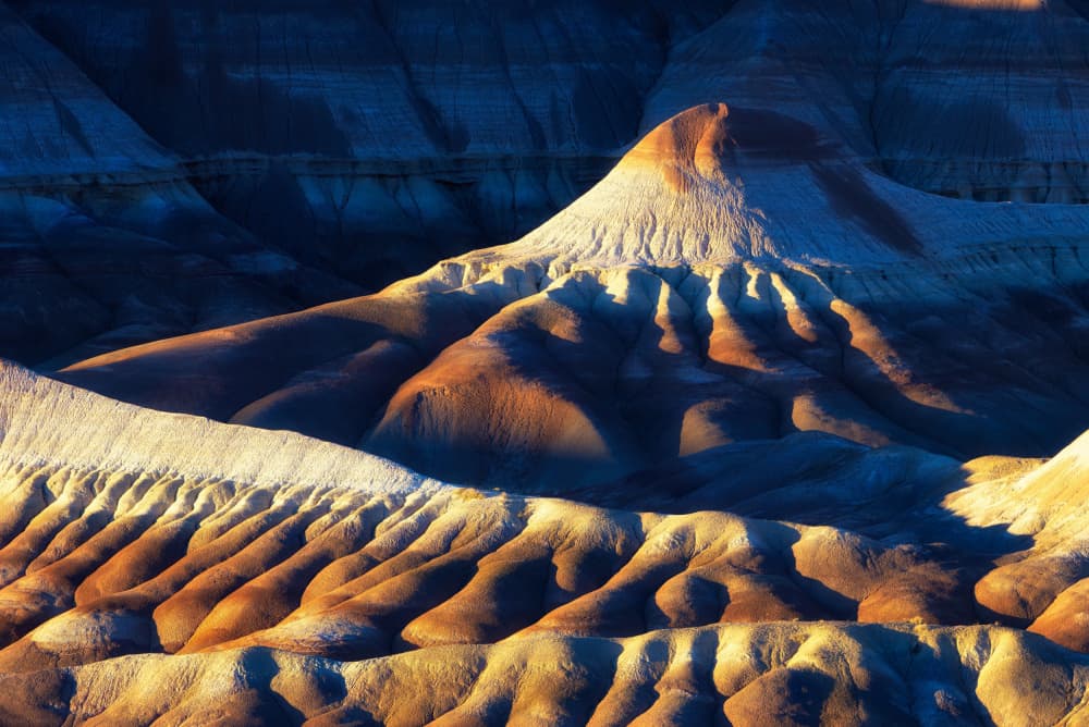 Painted Desert Layers by Johnny Zhang — canvas wall art