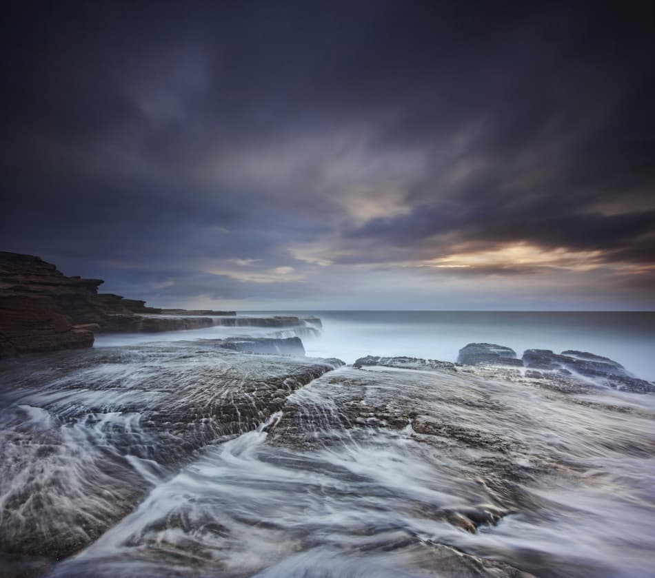 Dramatic Ocean Shoreline by Yan Zhang — canvas wall art