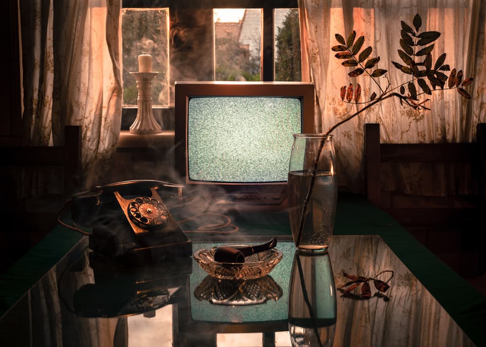 Old Static Screen by Viktor Cherkasov — canvas wall art