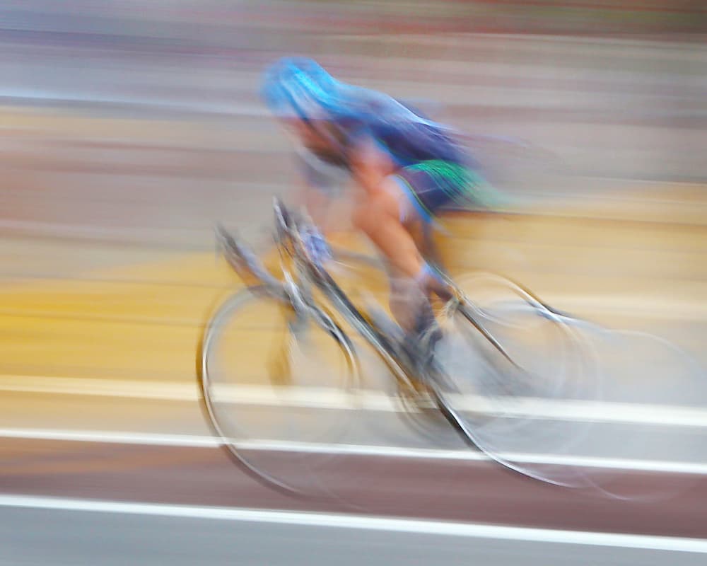 Dynamic Cycling Race by Errick Cameron — canvas wall art
