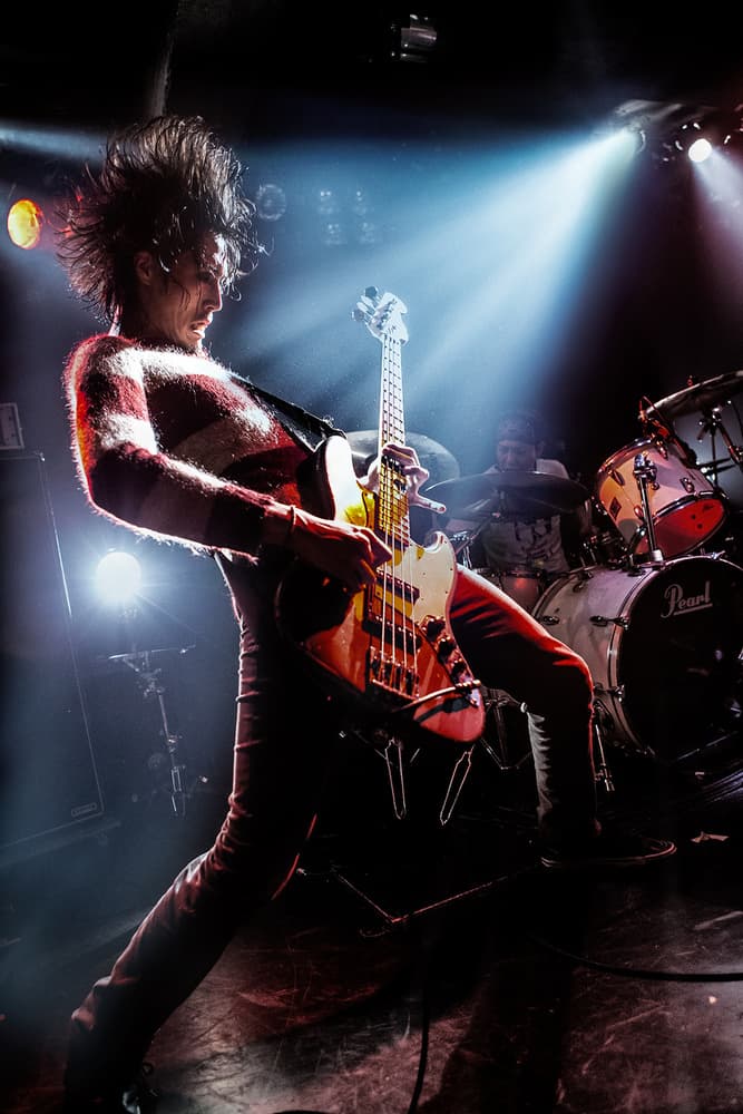 Rock Bassist Energy by Kenji Nakamatsu — canvas wall art