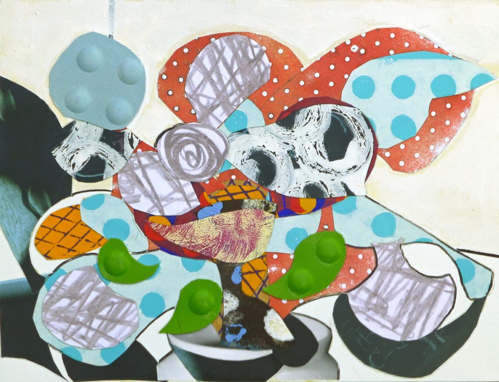 Vibrant Abstract Composition by Pascal Marlin — canvas wall art