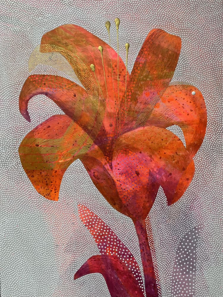 Vibrant Orange Lily by SAN STARLING — canvas wall art