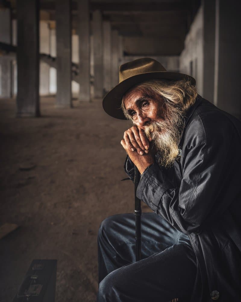 Man In Thought by Lety Liza — canvas wall art