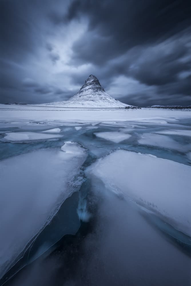 Frozen Mountain Majesty by NingYun Ye — canvas wall art