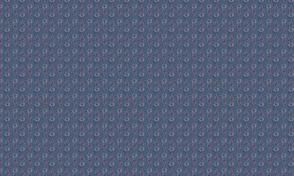 Elegant Blue Pattern by Annick — canvas wall art