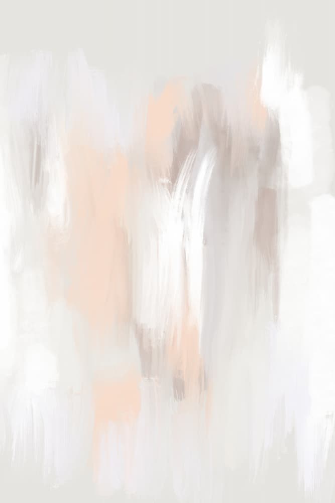 Soft Neutral Tones with Delicate Brushstrokes by uplusmestudio — canvas wall art