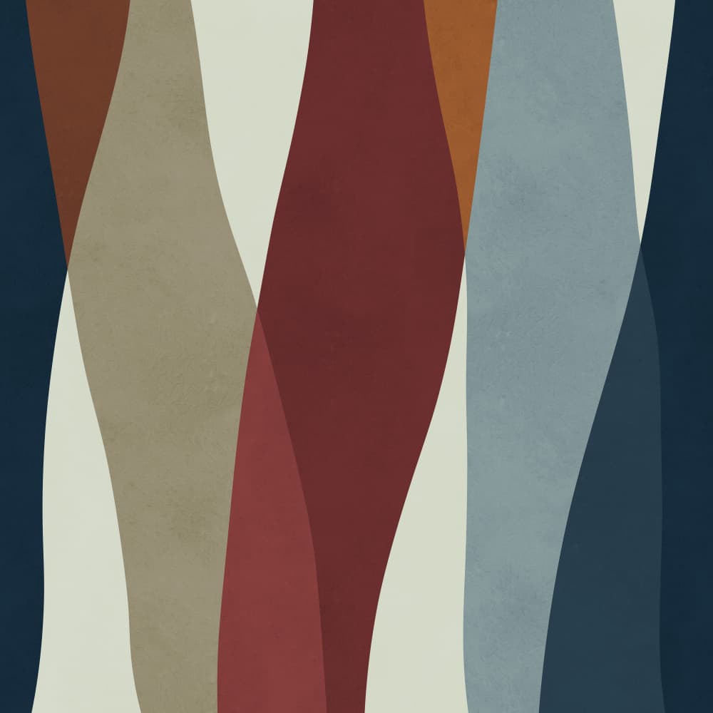 Modern Color Waves by Vitor Costa — canvas wall art