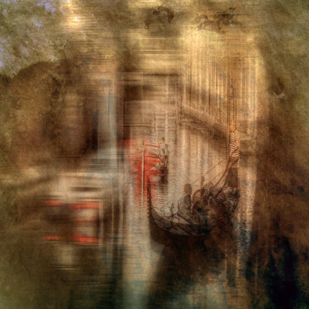 Venice Gondola Dreams by Michel Romaggi — canvas wall art