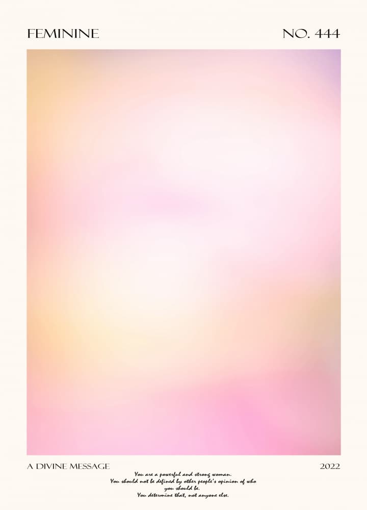 Feminine Divine Message by Rikke Løndager Boisen — canvas wall art
