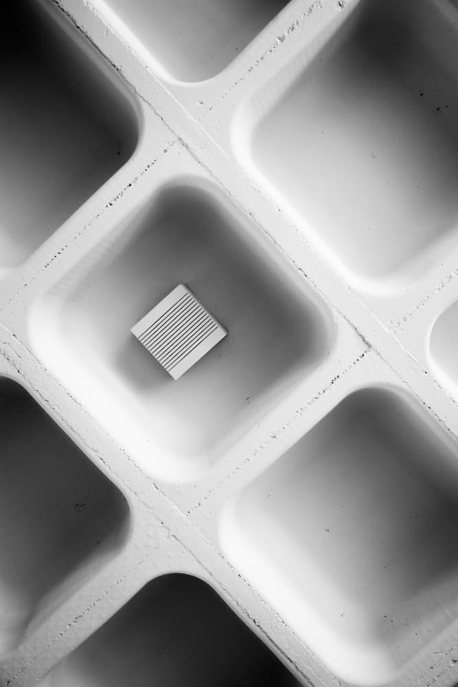 Precision Microchip Grid by Tal Paz-Fridman — canvas wall art
