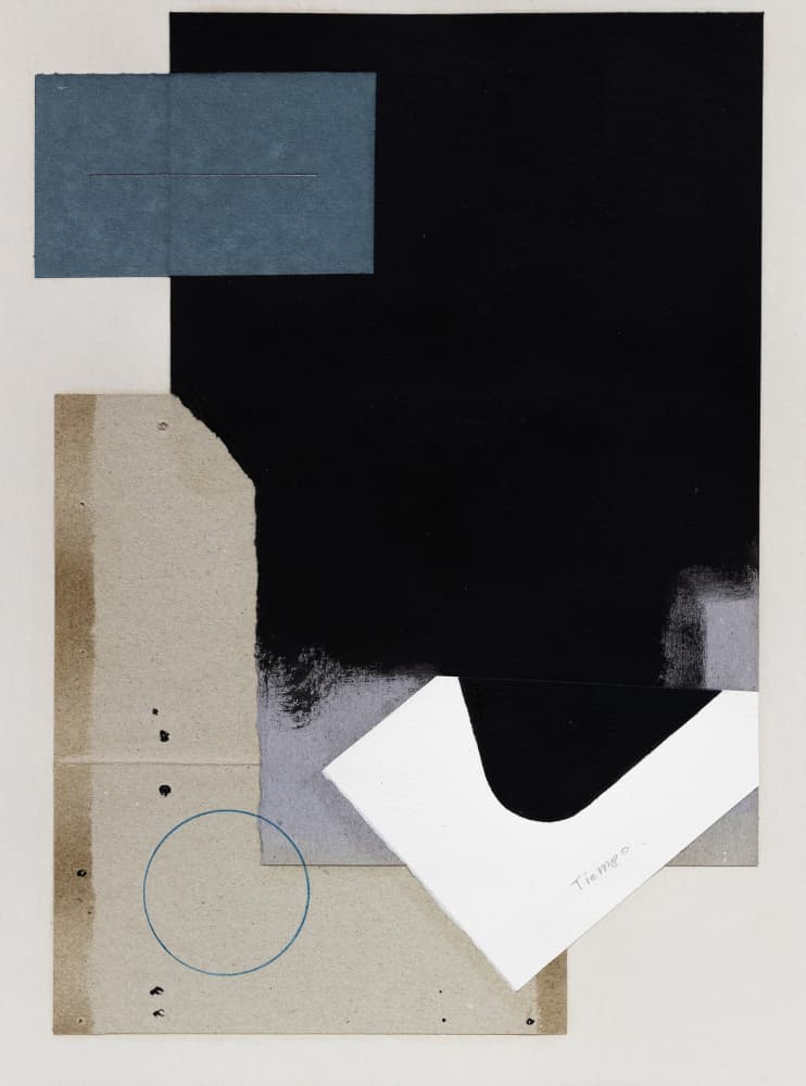 Modern Geometric Collage by Ildefonso Martín — canvas wall art