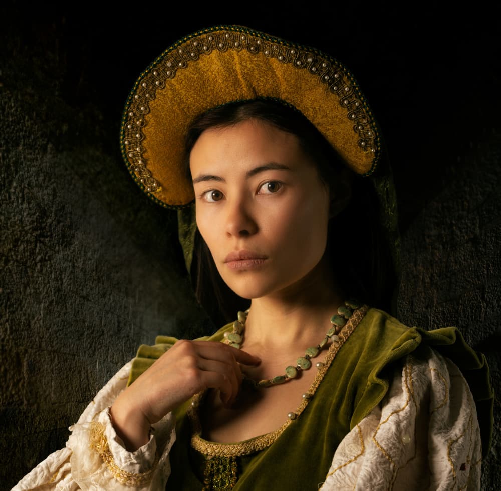Renaissance Woman Portrait by Colin Dixon — canvas wall art