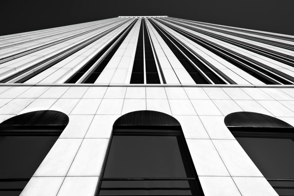 Upward Urban Geometry by Carlos Pardo — canvas wall art