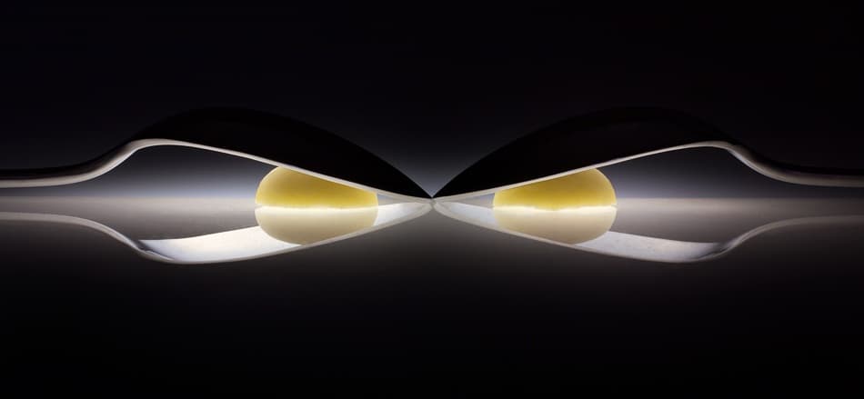 Modern Spoon Eyes by Wieteke de Kogel — canvas wall art