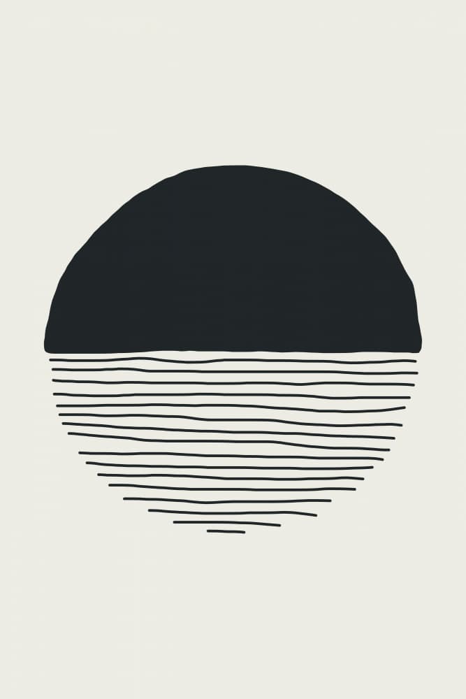 Abstract Sun Horizon by jay stanley — canvas wall art