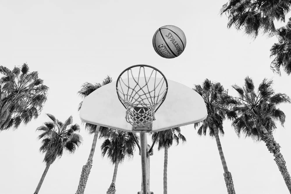 Basketball by Kathrin Pienaar — canvas wall art