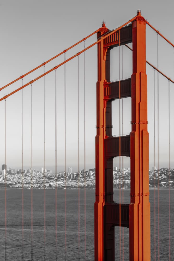 San Francisco Golden Gate by Melanie Viola — canvas wall art