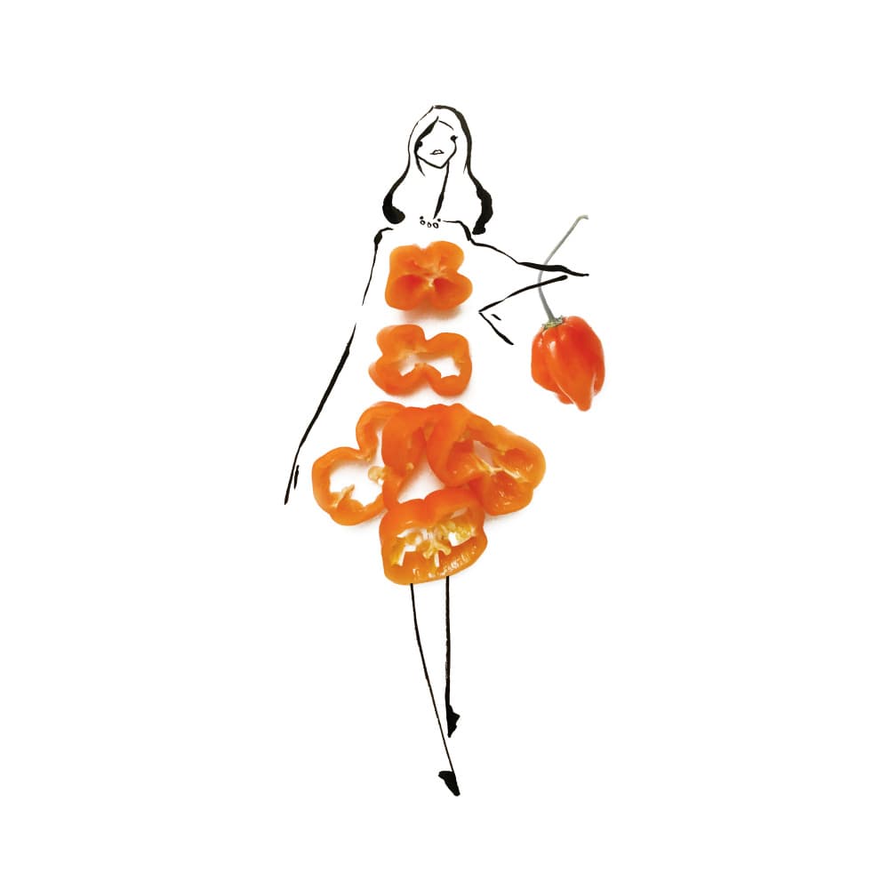 Spicy Fashion Illustration by Gretchen Roehrs — canvas wall art
