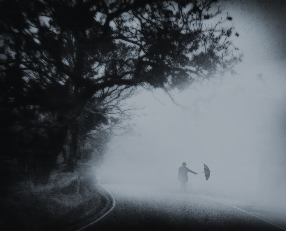 Man in the Mist by Hari Sulistiawan — canvas wall art