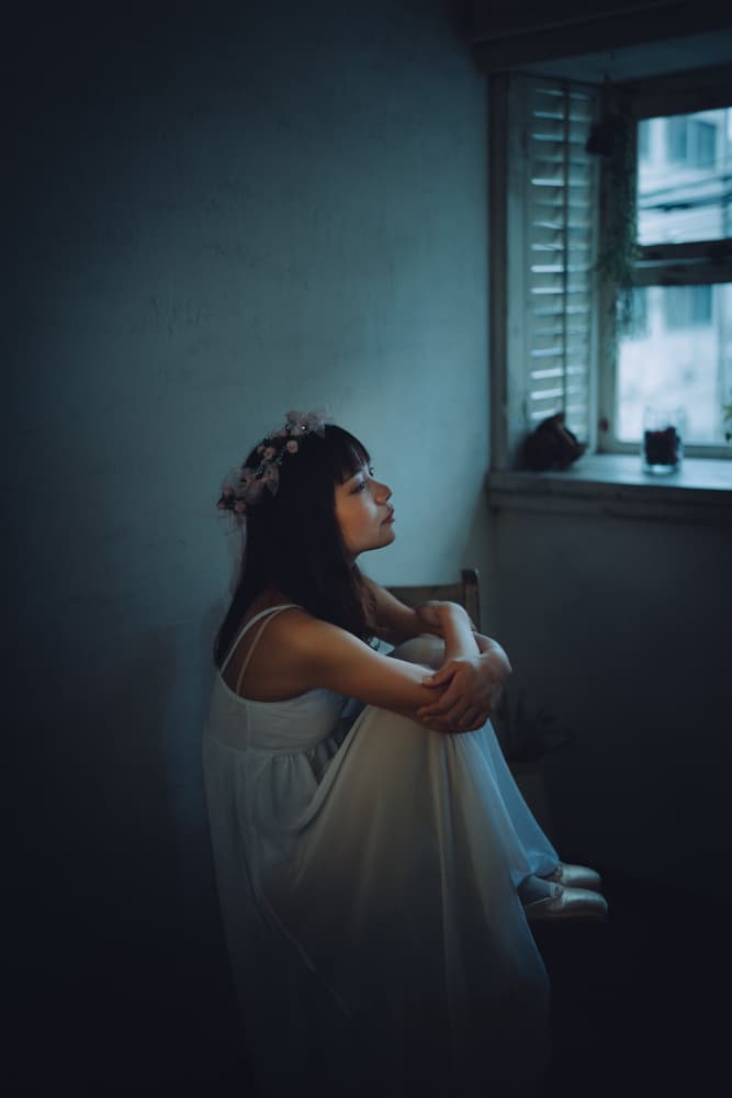 Pensive Window Gaze by h112o1 — canvas wall art