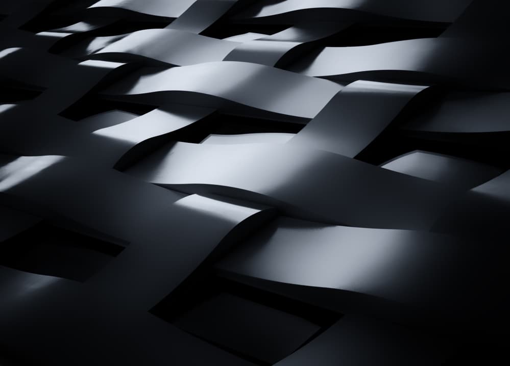 Abstract Woven Shadows by Jeroen van de Wiel — canvas wall art