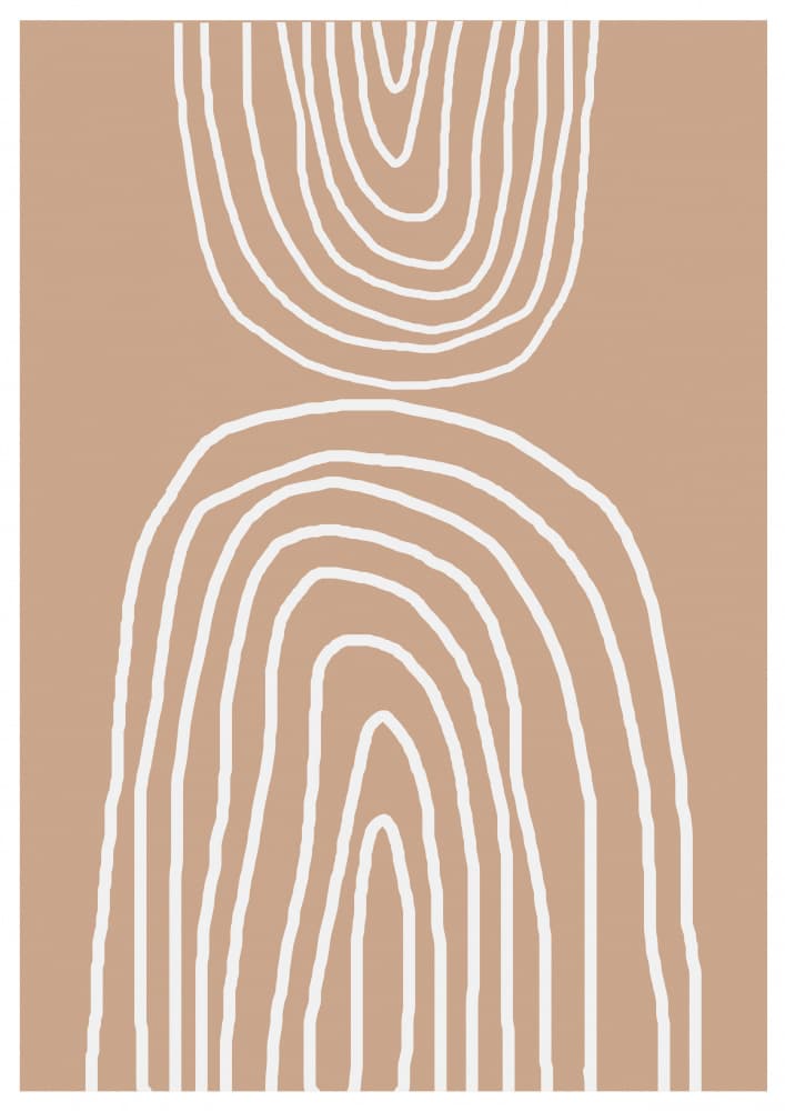 Earthy Layers Harmony by THE MIUUS STUDIO — canvas wall art