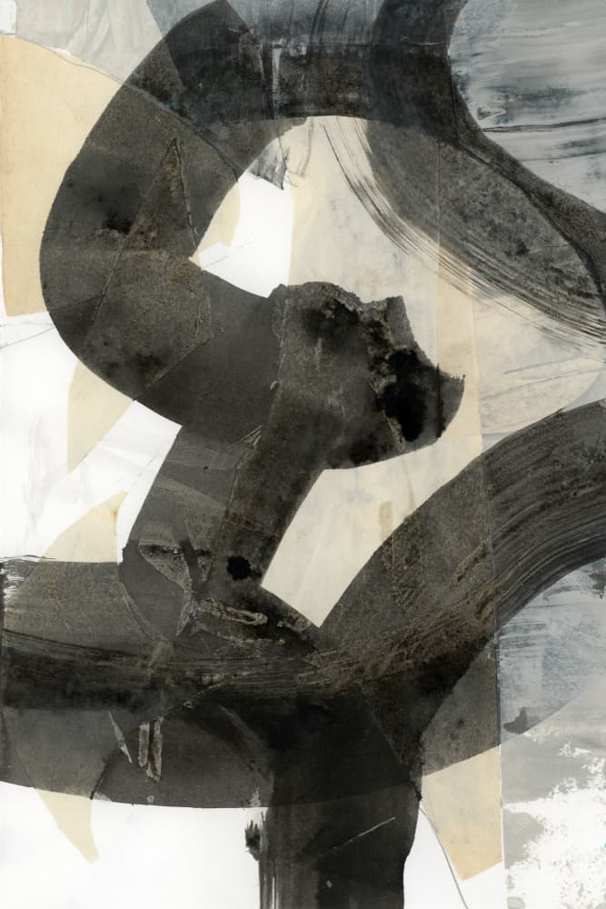 Abstract Gestural Layers by cartissi — canvas wall art