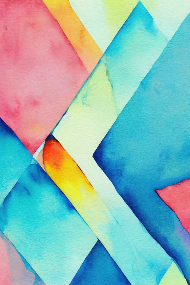 Vibrant Geometric Art by Mauro — canvas wall art