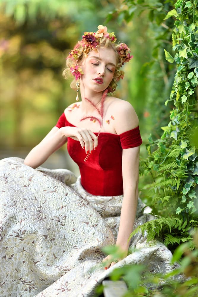 Dreamy Garden Portrait by Alexey Zhukov — canvas wall art