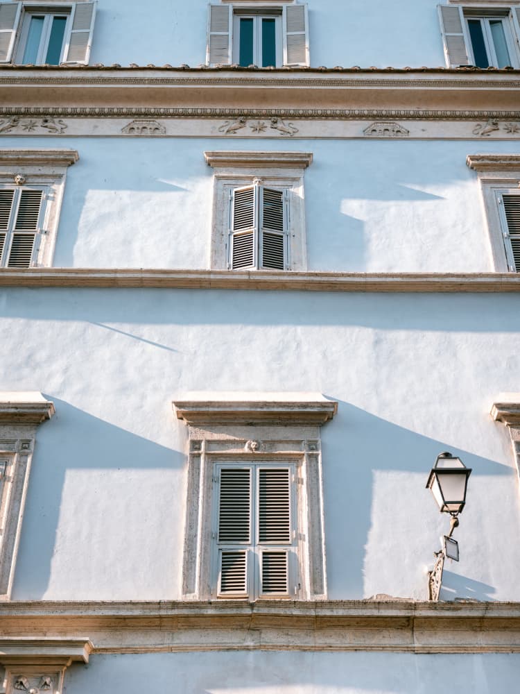 Blue tones of Rome - Italy travel photography || by Raisa Zwart — canvas wall art