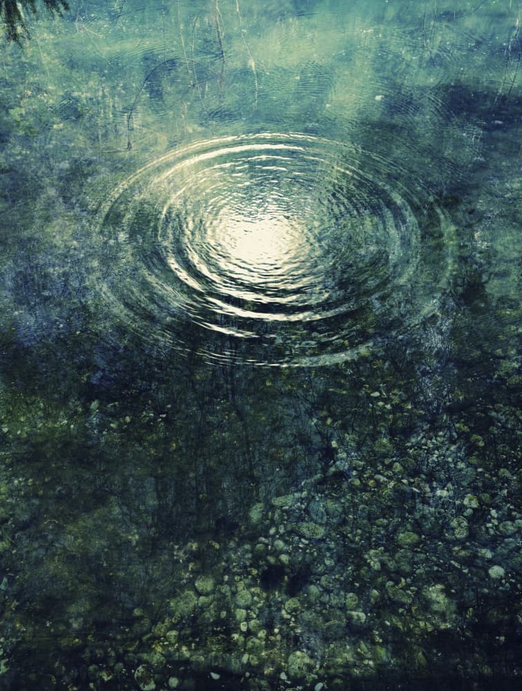 Sunlit Water Ripples by Angelo Cerantola — canvas wall art