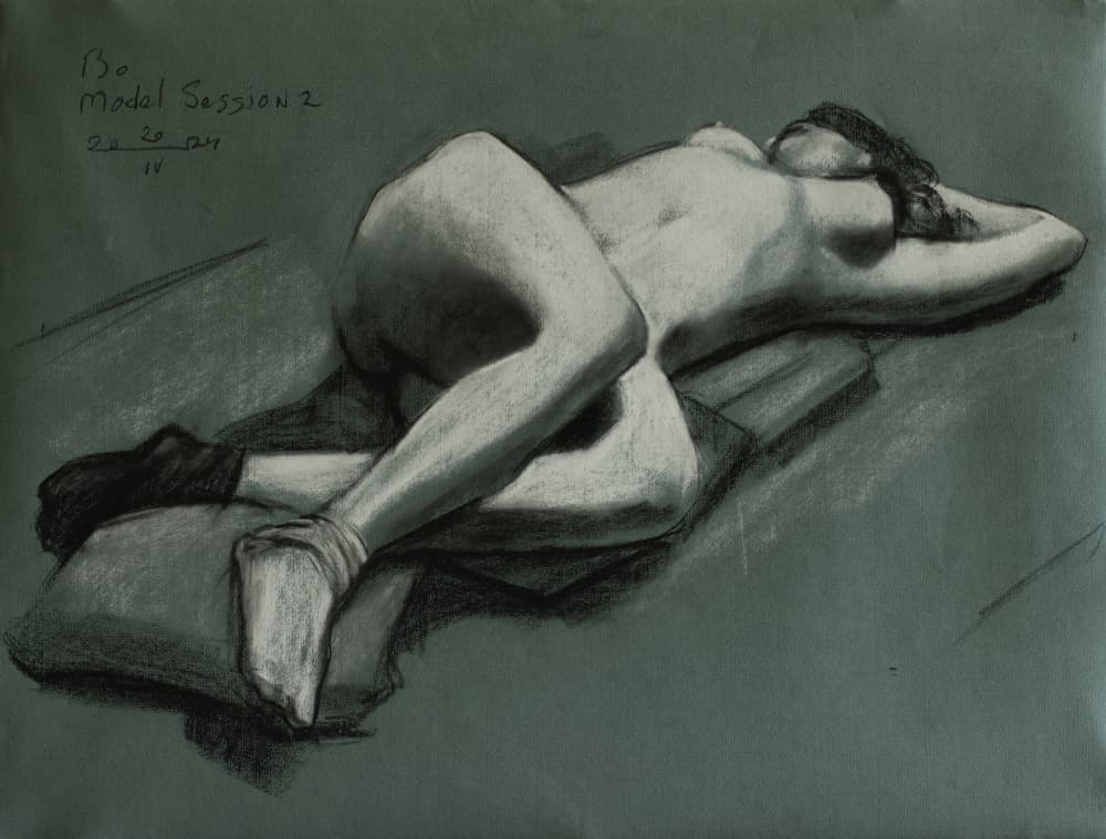 Model Session - 20-04-24 by Corné Akkers — canvas wall art