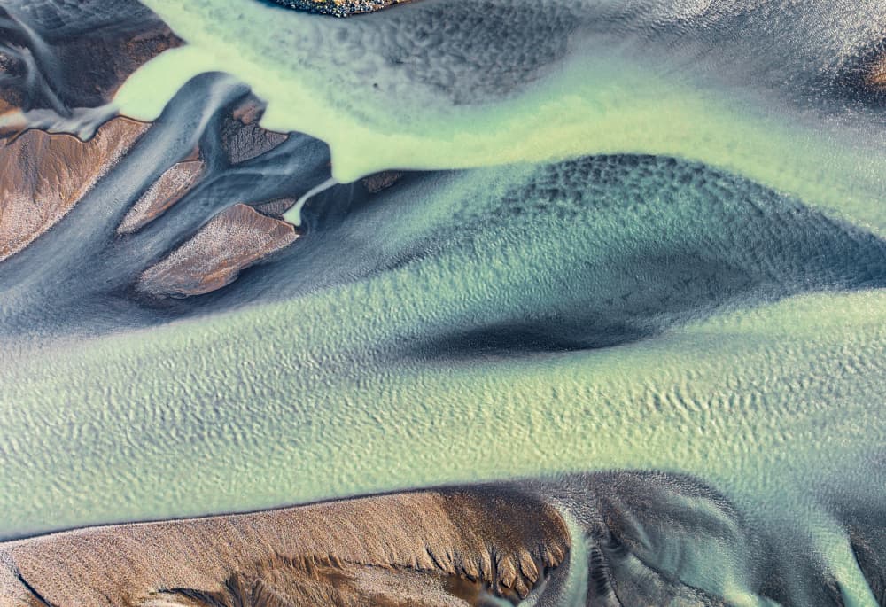 Glacial River Flow by Wei (David) Dai — canvas wall art