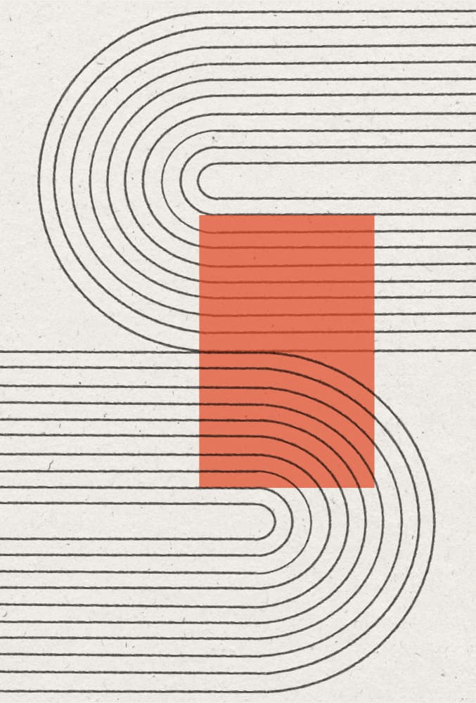 Curved Harmony by THE MIUUS STUDIO — canvas wall art