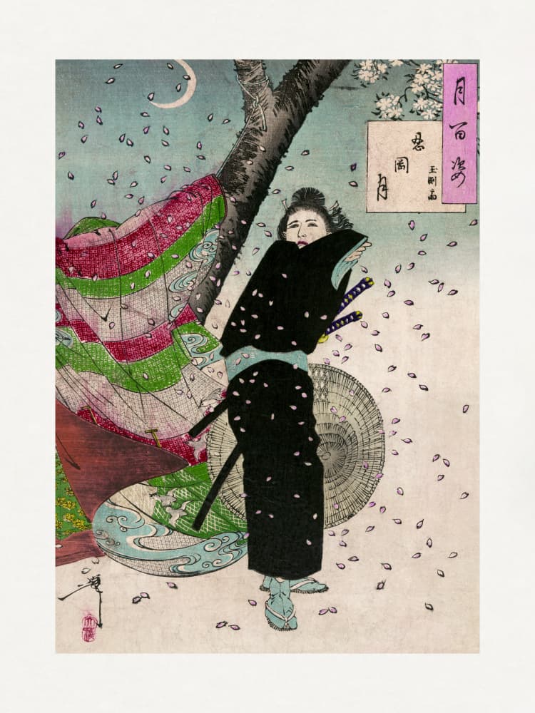 The Moon of Shinobugaoka (1904) By Yoshitoshi Tsukioka by Yoshitoshi Tsukioka — canvas wall art
