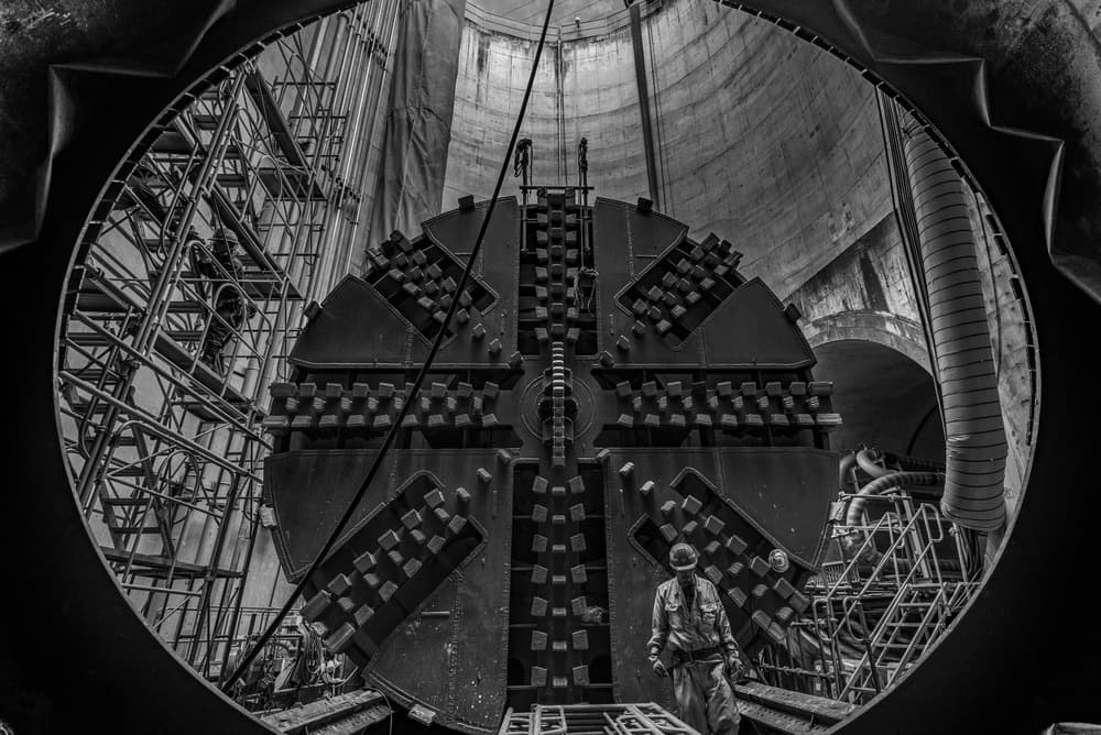 Underground Engineering Marvel by Kobayashi Tetsurou — canvas wall art